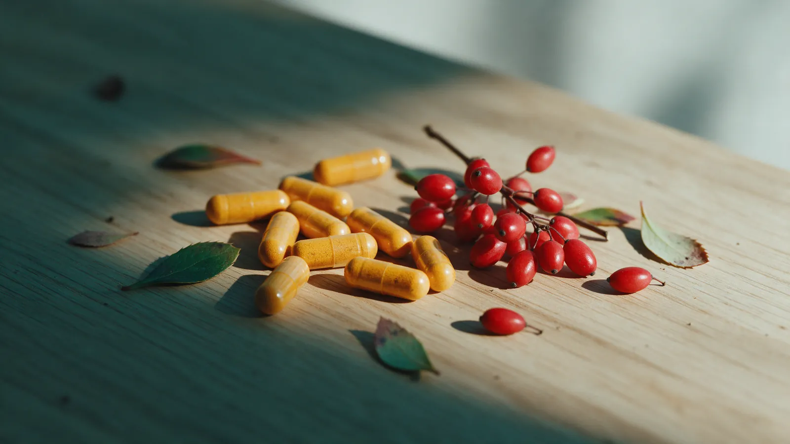 Gélules de berbérine et baies de berberis vulgaris